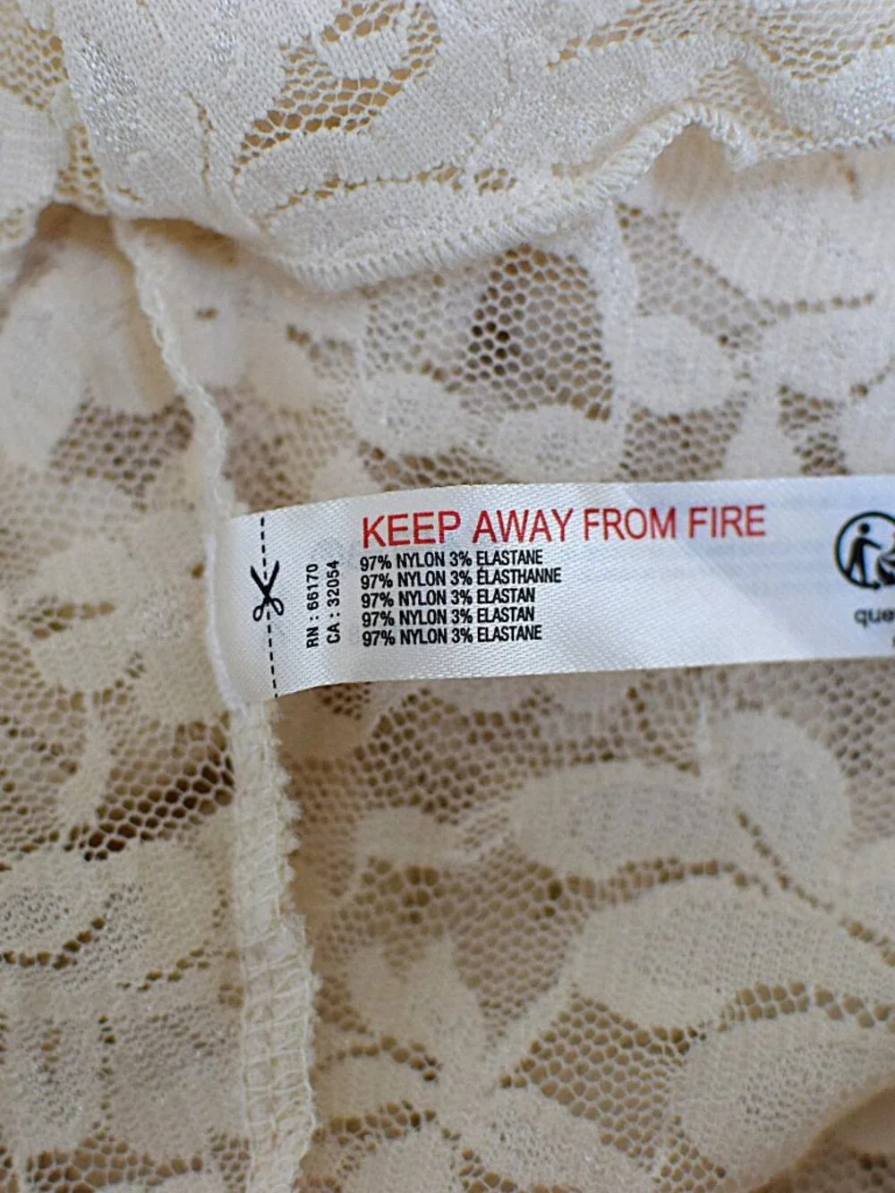 Anthropologie Lace Cardigan Top Sheer Button Front Ivory Sz M Romantic Coquette - Picture 10 of 10